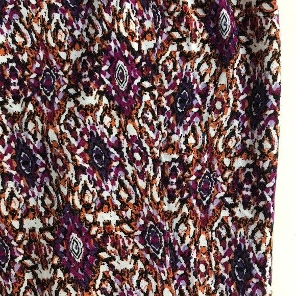 Dressbarn Palazzo Pants Flowy Boho Wide Leg Elastic Ikat Womens Size 1X Plus - Picture 4 of 13